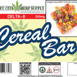 Delta 8 Fruity Cereal Bar 300 MG